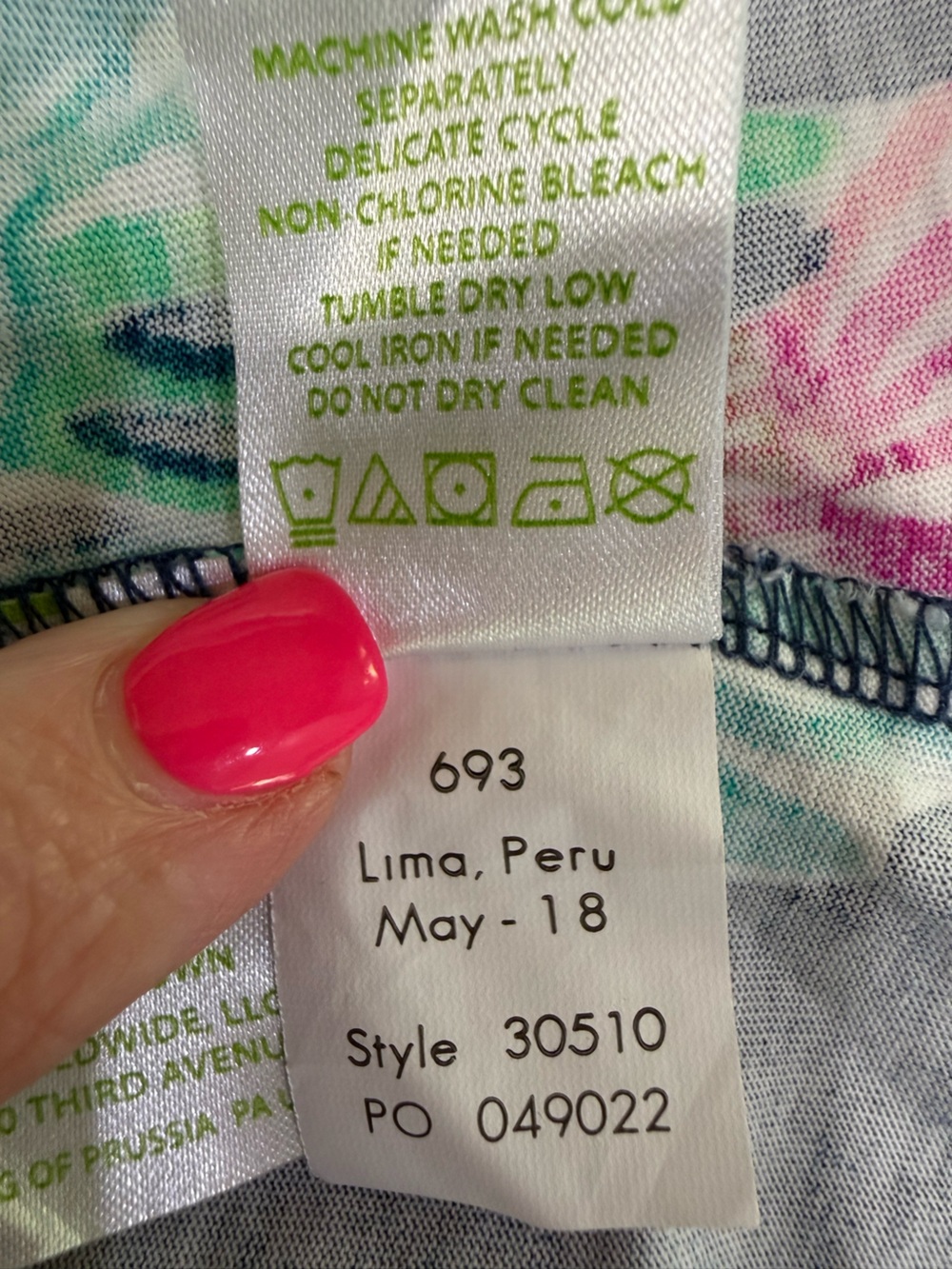 Lilly Pulitzer Raylee Pima Cotton Inky Wave Peanut Gallery Dress Size M πππ - Picture 8 of 12